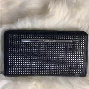 Steve Madden Studded Black Wristlet